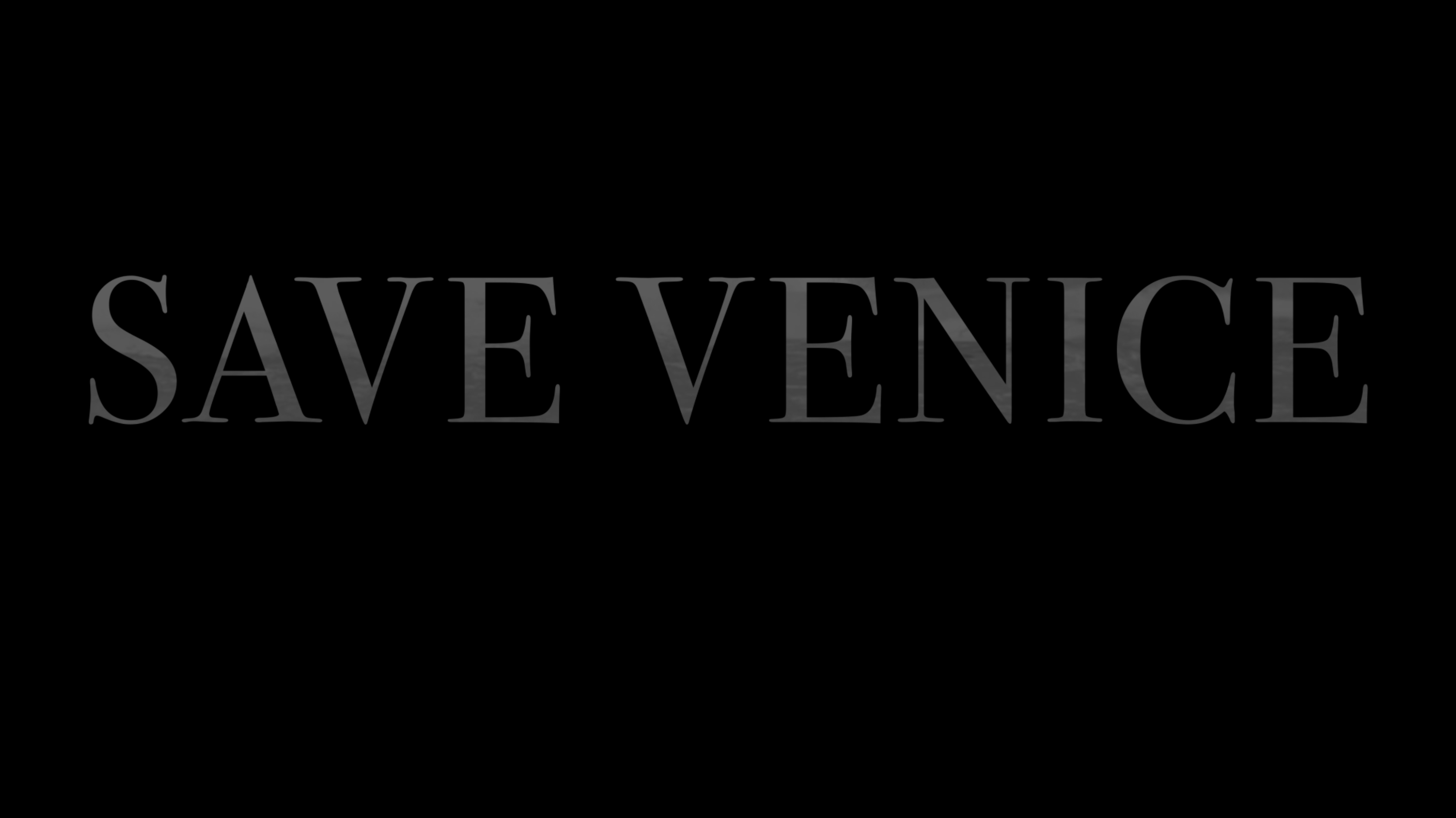 SAVE VENICE